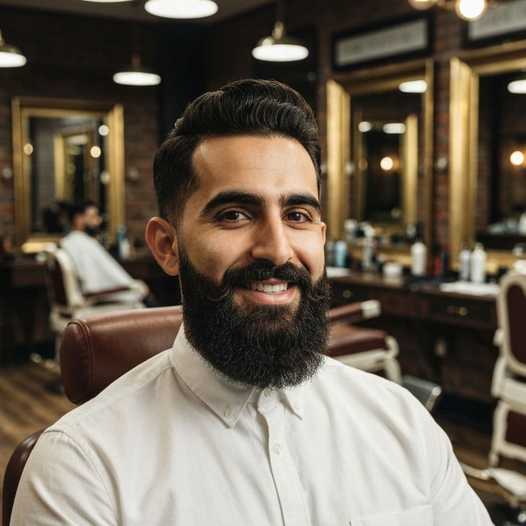 Taille de barbe soignée
